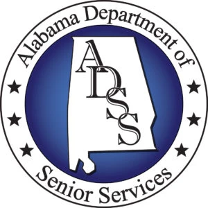 Alabama Department of Senior Services logo.